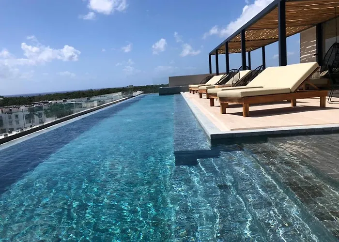 Apartamento Magnífico Estudio Con Rooftop Cerca De 5ta Avenida Playa del Carmen
