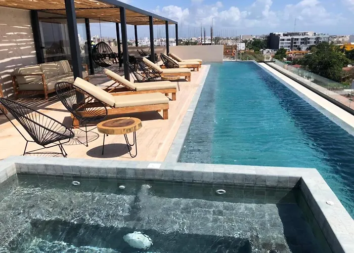 Apartamento Magnífico Estudio Con Rooftop Cerca De 5ta Avenida Playa del Carmen